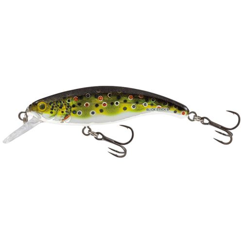 Salmo Wobler Slick Stick Floating Holographic Brownie - 6 cm