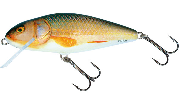 Salmo wobler perch floating real roach-12 cm 36 g