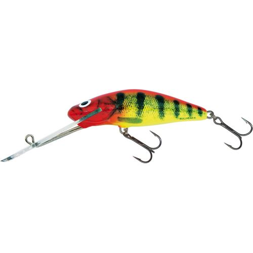 Salmo Wobler Bull Head Super Deep Runner Limited Edition Models Clown Yellow Perch