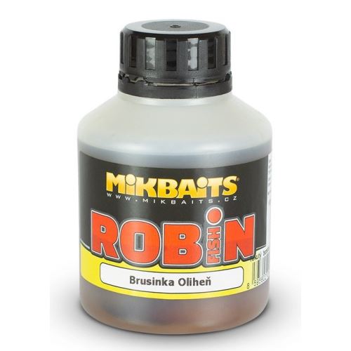 Mikbaits Booster Robin Fish Brusinka Oliheň 250 ml