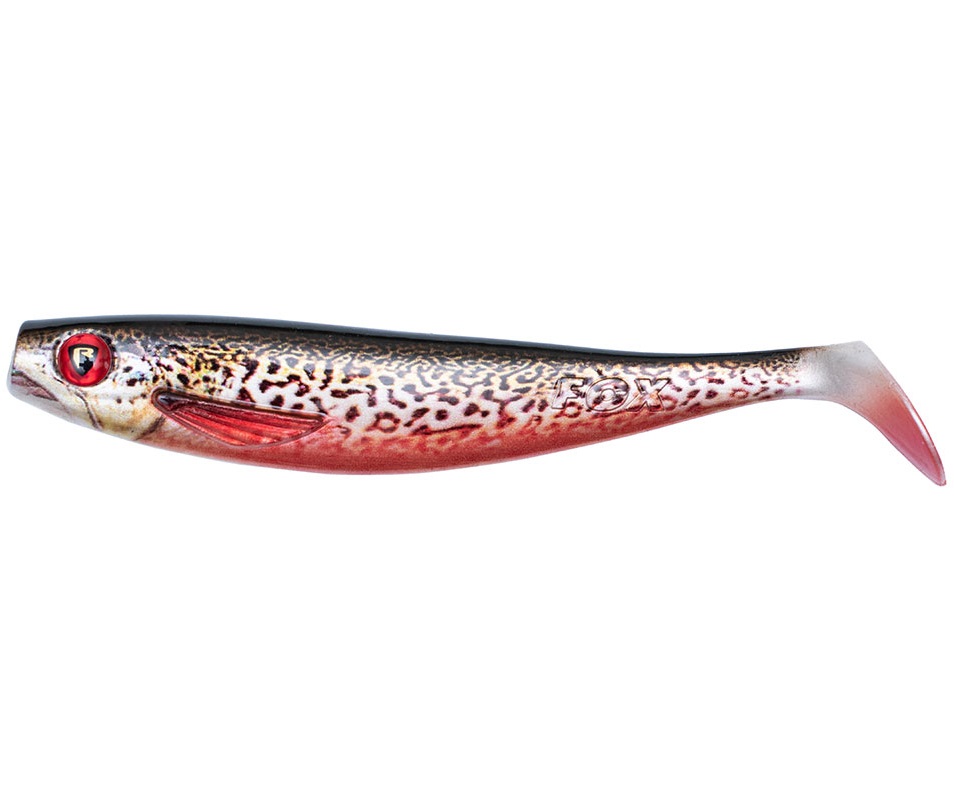 Fox rage gumová nástraha new pro shad colours super natural tiger trout-23 cm