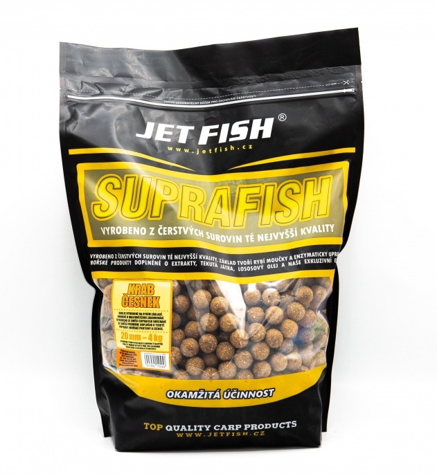 Jet fish boilie supra fish 4 kg economy - chilli krill 24 mm