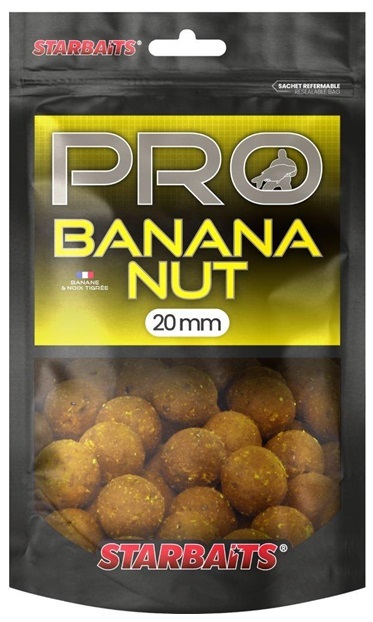 Starbaits boilie pro banana nut - 200 g 20 mm