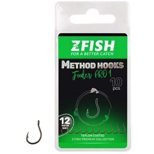 Zfish Háčiky Method Feeder Pro 1 10 ks