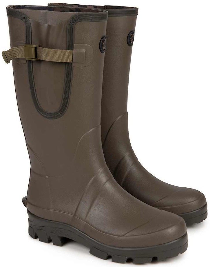 E-shop Fox čižmy neoprene lined camo khaki wellies - 42