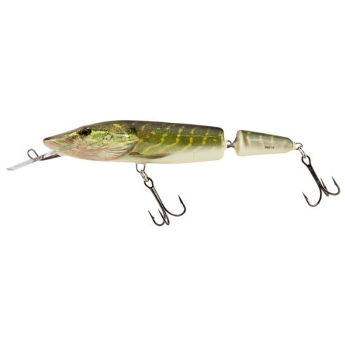 Salmo Wobler Pike Jointed Deep Runner Real Pike - 13 cm 24 g