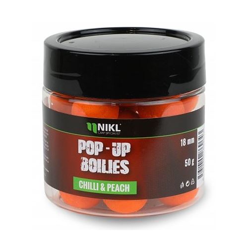 Nikl Plávajúce Boilies Chilli & Peach 50 g