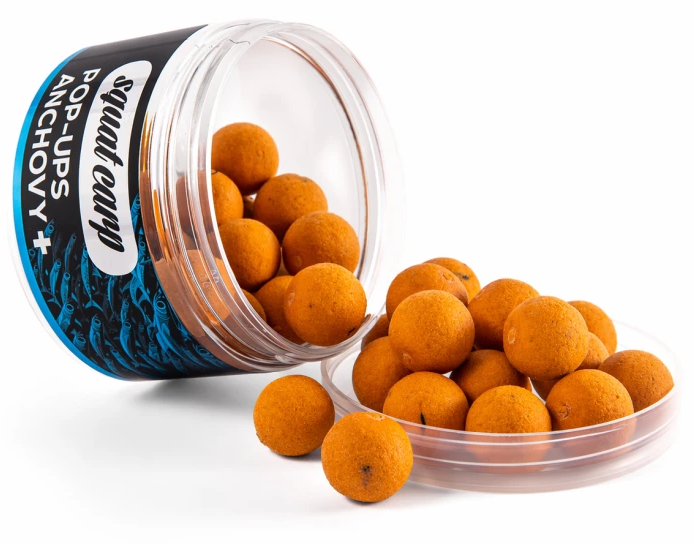 Squat carp plávajúce boilies pop-up anchovy+ 60 g - 12 mm