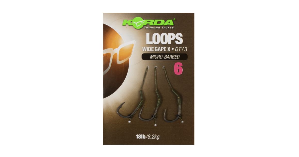 Korda Loop Rigs Krank 18lb Barbless