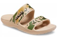 Crocs Sandále Classic Crocs Printed Camo Sandal Chai/Tan (1)