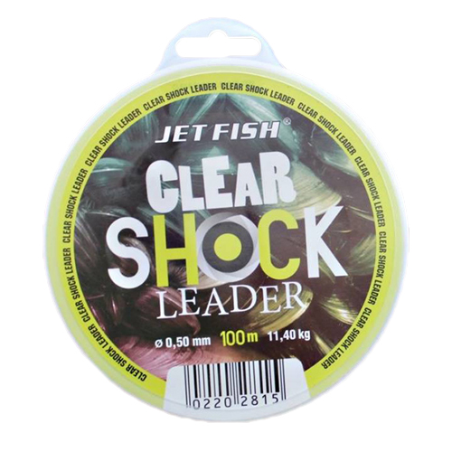 Jet fish clear shock leader 100 m-priemer 0,45 mm / nosnosť 9,1 kg