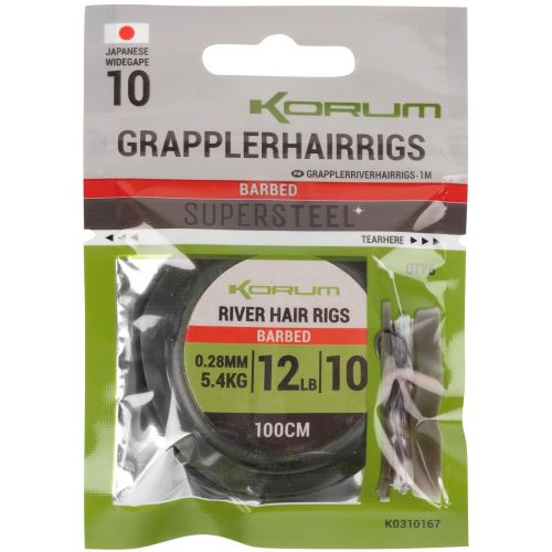 Korum Náväzec Grappler River Hair Rigs 1 m