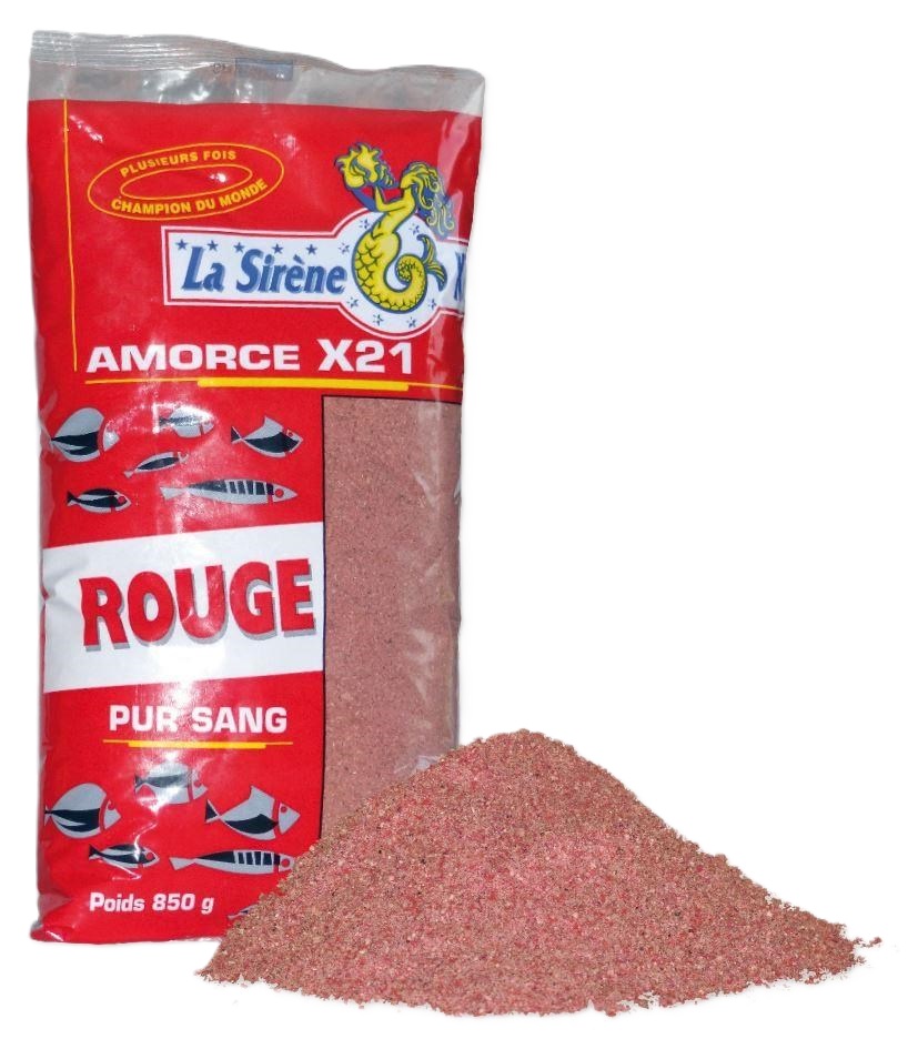 La sirene vnadiaca zmes x21 rouge groundbait 850 g