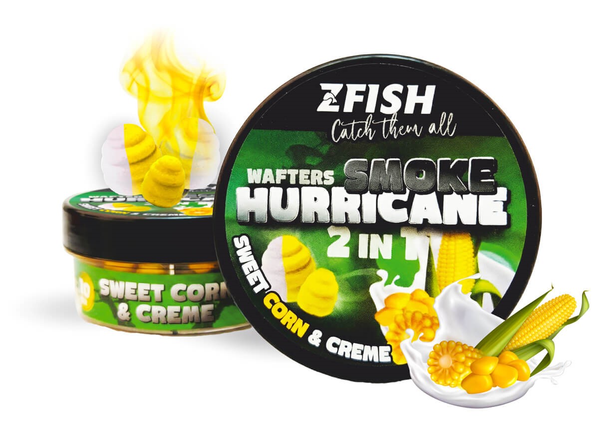 E-shop Zfish wafters smoke huricane 2in1 8-10 mm 30 g - sweet corn creme