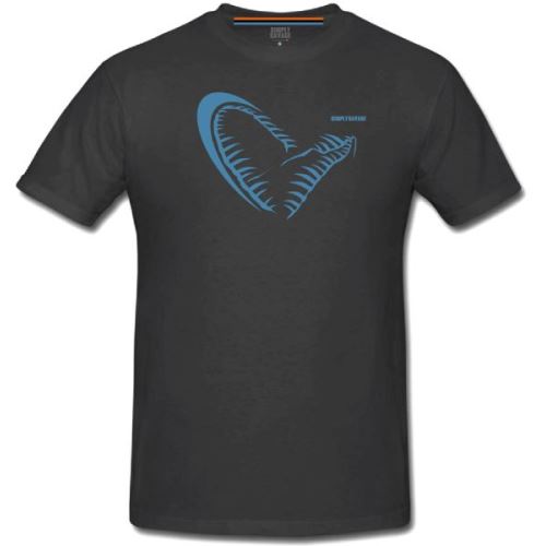 Savage Gear Tričko Simply Savage Jaw Grey Tee