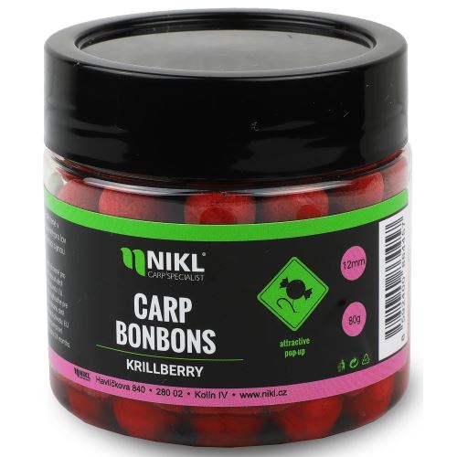 Nikl carp bonbons pop up 90 g 12 mm