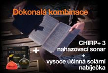 Deeper Power Bundle Nahadzovací Sonar Chirp+ 3 a Solárna Nabíjačka (5)
