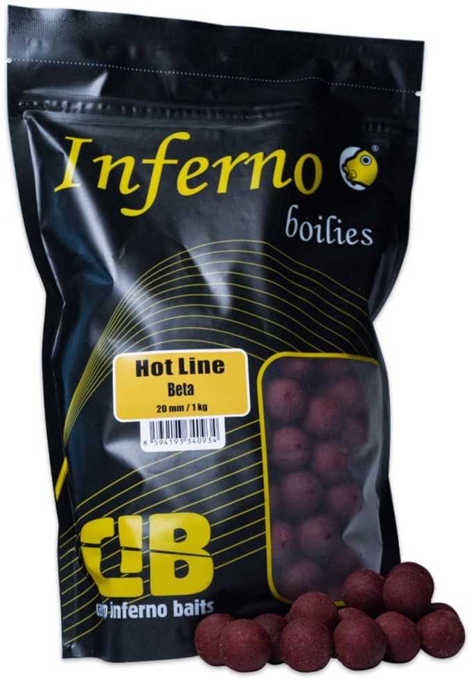 Carp inferno boilies hot line beta - 3 kg 20 mm