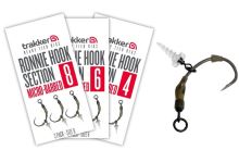 Trakker Náväzce Koncová Časť Ronnie Hook Section Barbed 3 ks - Veľkosť Háčika 8