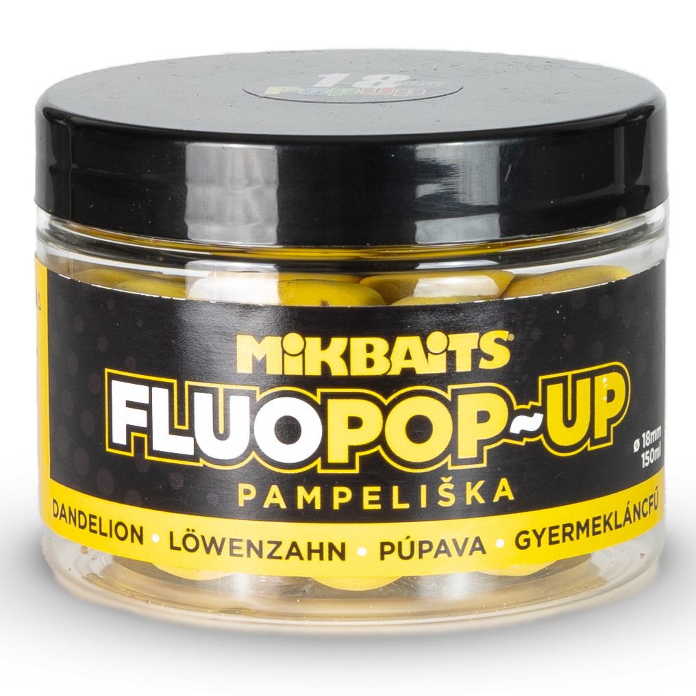 Mikbaits plávajúce boilie fluo pampeliška 150 ml - 18 mm