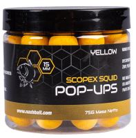 Nash Plávajúce Boilie Pop Ups Scopex Squid Yellow 75 g (1)