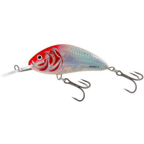 Salmo Wobler Hornet Floating Holo Red Hed 9 cm