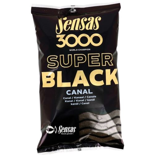 Sensas kŕmenie 3000 SUPER BLACK 1kg