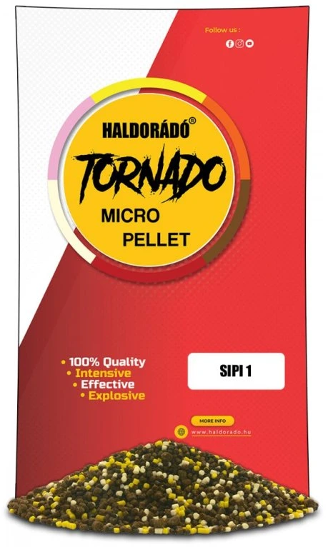 Haldorádó pelety tornado micro pellets 400 g 2 mm - sipi1 citrón mäta