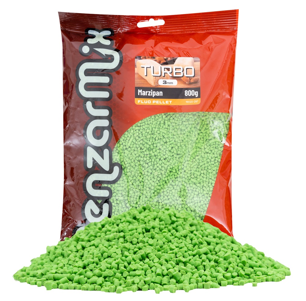 Benzar mix fluo turbo pelety 800 g 3 mm - marcipán