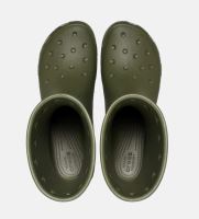 Crocs Čižmy Classic Rain Boot Army Green (5)