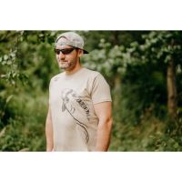 Giants Fishing Tričko Pánske Plávajúci Kapor Béžové (3)