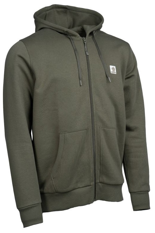 E-shop Nash mikina make it happen badge zipped hoody green - m