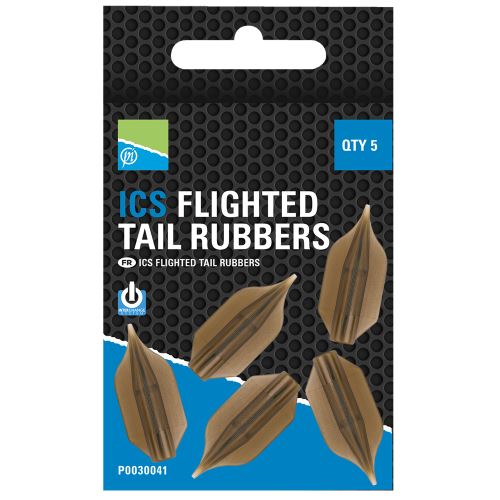 Preston Innovations Nahadzovacie Prevleky Na Krmítka ICS Flighted Tail Rubbers 30 mm 5 ks