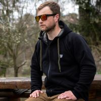 Giants Fishing Mikina So Zipom A Kapucňou Čierna (2)