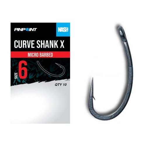 Nash Háčiky Curve Shank X Micro Barbed 10 ks