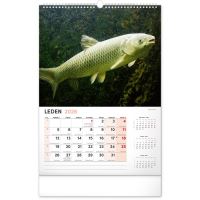 PGCZ Nástenný Rybársky Kalendár 2026 CZ 33x46 cm (2)