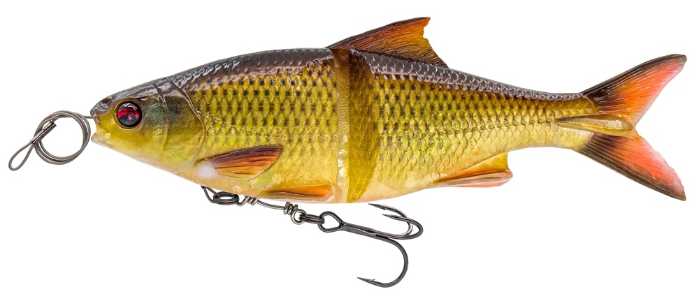Savage gear gumová nástraha 3d line thru glide roach slow sinking clear rudd - 23 cm 170 g