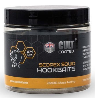 Nash boilie signal coated hookbaits scopex squid - 24 mm 12 ks