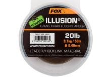 Fox Fluorocarbon Illusion 50 m Trans Khaki-Priemer 0,40 mm / Nosnosť 9,09kg