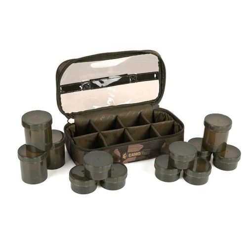 Fox Puzdro Camolite 12 Pot Hookbait Case