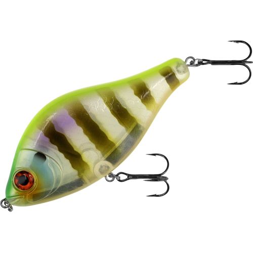 Mikado Wobler MFT Jerk Sinking Chartreuse Bluegill