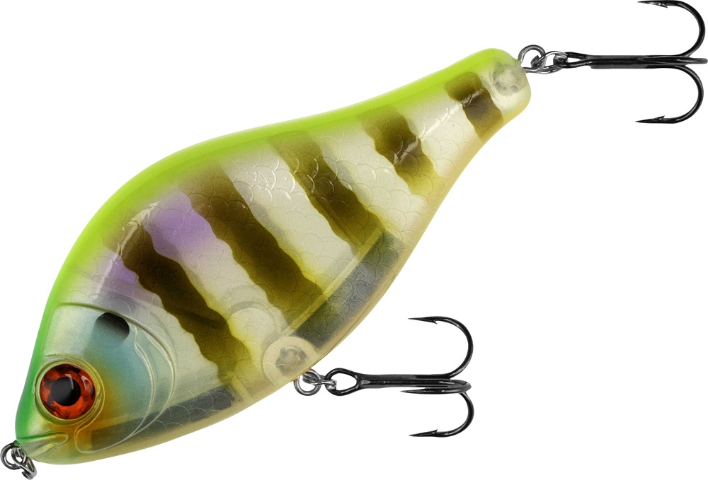 E-shop Mikado wobler mft jerk sinking chartreuse bluegill - 7 cm 19 g