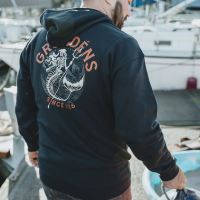Grundéns Mikina Displacement DWR Hoodie Dead Reckoning Black (3)