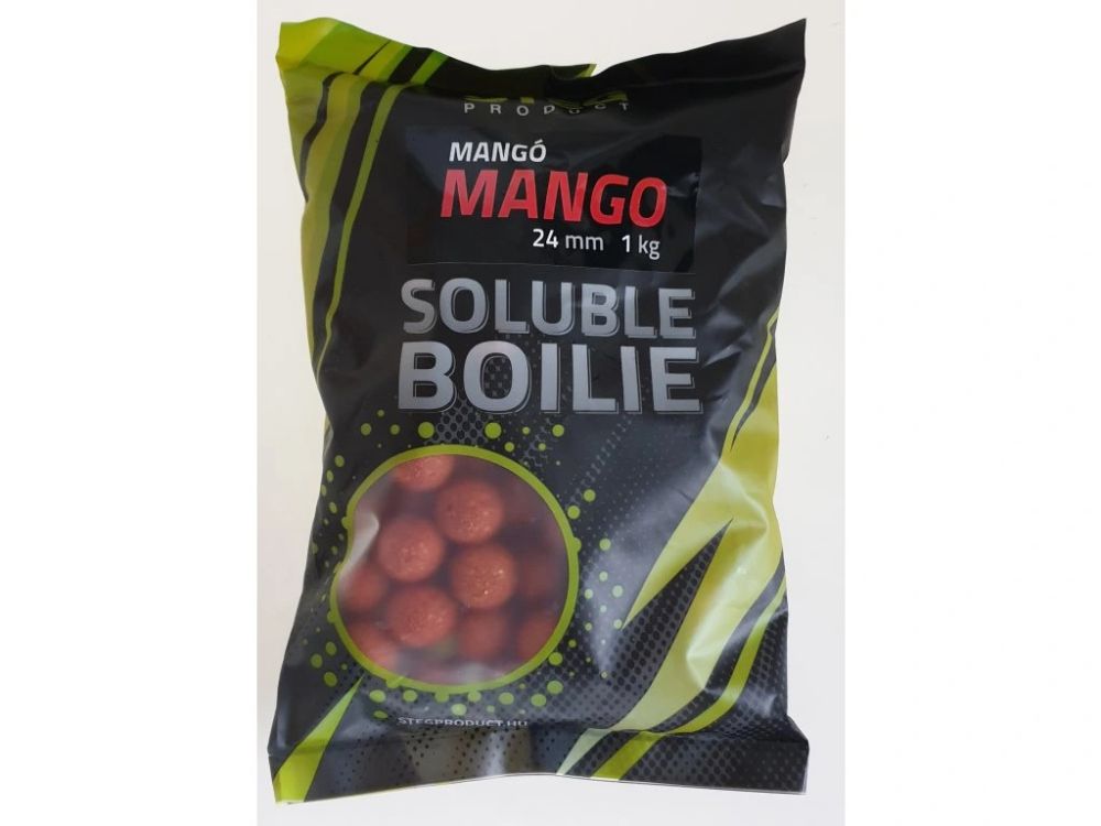 Stég rozpustné boilie soluble boilie 1 kg 24 mm - mango