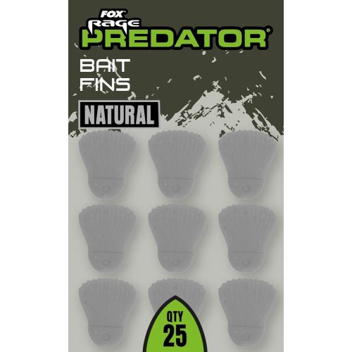Fox Rage Predator Plutvičky Bait Fins Natural 25 ks