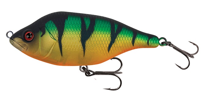 Fox rage wobler hitcher jerk twitch lipless sinking uv original perch - 8 cm 20 g