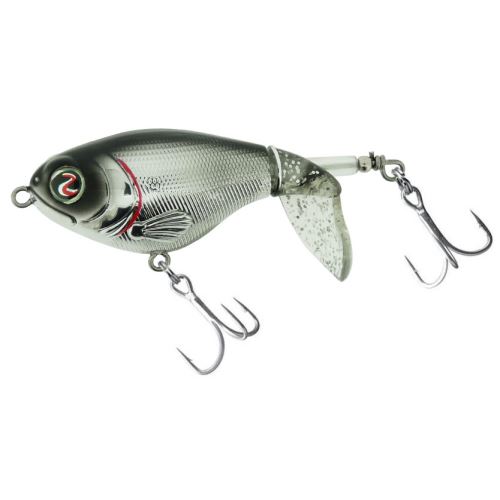 River2Sea Wobler Hladinový Whopper Plopper Chrome Black