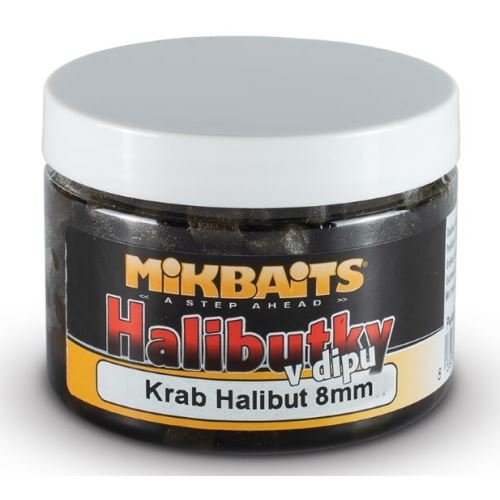 Mikbaits Pelety Halibutky v Dipe 8 mm 150 ml