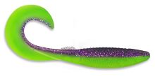 Rapala Gumová Nástraha Crushcity The Curl Purple Chartreuse – 9,2 cm 4 g 8 ks