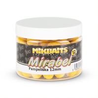 Mikbaits Mirabel Fluo boilie 150 ml 12 mm - pampeliška